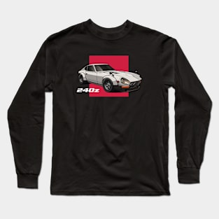 240z Classic Old School Japanese Classic Car Long Sleeve T-Shirt